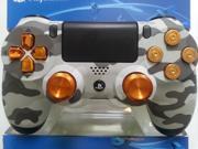 SONY PS4 MODDED RAPID FIRE CONTROLLER CAMO GOLD CHROME GHOSTS AW BF4 DESTINY