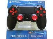 SONY PS4 MODDED RAPID FIRE CONTROLLER RED CHROME GHOSTS AW BF4 DESTINY