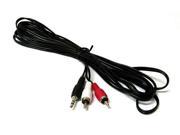 12FT 12 FT 3.5mm Male Plug Jack to 2 RCA Male Stereo Audio Cable