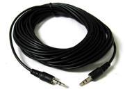 NEW 12FT 3.5mm Audio Stereo Headphone Male to Male Plastic Cable 12 FT