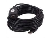 USB 2.0 A Male To Female Extension Cable w Chipset 33FT
