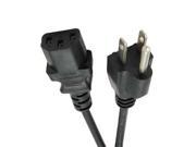 New US Style Universal 3 Prong Power Cord Cable for Desktop Printers Monitors