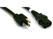 3 ft Foot US 3 Prong PC Power Supply 3 Pin Monitor Cable Cord NEW