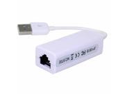 USB 2.0 to 10 100Mbps Ethernet RJ45 Network Lan Card Adapter for Win7 Vista 64