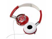 Red 3.5mm Headphone for iPod Tablet PC MP3 MP4 MP5 Earphone Earbuds Stereo