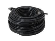 BLACK 100 FT CAT5e CAT5 RJ45 Ethernet Network LAN Patch Cable Snagless PS3 PS4
