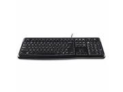 Logitech K120 Ergonomic Desktop Keyboard USB Black LOG920002478
