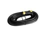 3 FT RG59 Gold Plated Coaxial Digital Cable for Satellite TV VCR Video Black