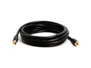 18 FT RG6 Coaxial Digital Cable for Satellite TV VCR Video Black 18 Feet