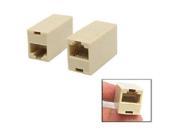 10 Pcs RJ45 CAT5 Network Cable Connector Adapter Extender Plug Coupler Joiner