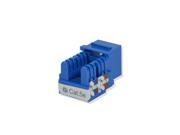 50 pack lot Keystone Jack Cat5e Blue Network Ethernet 110 Punchdown 8P8C RJ45
