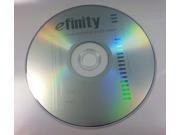 15PK eFinity Logo 8x DVD R DL Dual Double Layer Disc 8.5GB in Paper Sleeves
