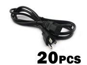 Lot of 20 Computer PC Monitor 3 Prong Power Cord Cable IEC320 18AWG PC COMPUTER
