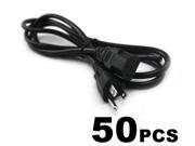 50 LOT AC Power Cord Cable Desktop Monitor Computer 6ft IEC320 18AWG PC