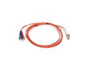 6ft LC SC 62.5 125 Duplex Multi Mode Optic Fiber Optics Patch Cable Cord