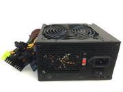 600 Watt 120mm Fan ATX Black SATA PCI E Power Supply for Intel AMD PC Unit