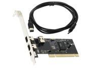 4 Ports IEEE 1394 PCI Adapter Card 4 6 Pin For DV DC MP3 PDA Cable