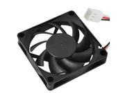 70mm DC 12V 3 Pin Cooling Fan for PC Cooler Replacement