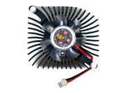 DC 12V 46mm Cooling Fan W Heatsink for PC Computer Cooler Replacement