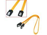 HQmade SATA Cable with Latch for Serial ATA 2 Hard Driver Male to Male 16