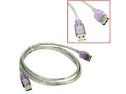 HQmade 5 USB 2.0 Extension Cable Gender Changer Cable Male to Female 1.5M