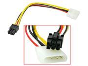 HQmade 6 Pin Power Supply Cable Internal In line for PCI Express Video Card