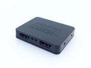 HQmade HDMI Cable Splitter Mini Adapter 1 to 2 Connector For Displays