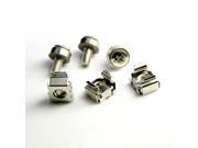 HQmade M6 Mounting Screws and Cage Nuts M6*17 with Plastic Washer for Server Rackmount Replacement Order in PCS