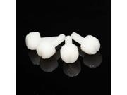 HQmade M5 x 8mm Nylon Screws White Color Plastic Thumb Screws Tool Free for PC Case Chassis Order By PCS