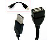 HQmade USB 2.0 Extension cable Extender Cable Male to Female M F 10CM