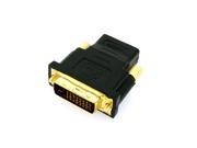 HQmade DVI Adapter HDMI to Dual Link DVI D 24 1Pin Cable Adapter Gold palted