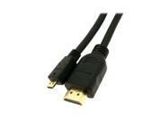 HQmade Micro HDMI Cable V1.4 to HDMI Gold Plated Male to Male 10