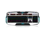 e 3lue K729 Flash Color LED Backlight Cyan USB Gaming Mechanical Keyboard