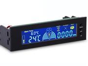 HQmade 5006 5.25 LCD Screen Fan Controller Temperature Alarm