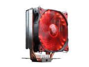 PC Cooler Fire Red Butterfly 125 CPU Cooler with 120mm 16x Red LED PWM Fan 3x 8mm HDT Heatpipes Heatsink For Intel LGA 1156 1155 1151 1150 1366 775 AMD FM2