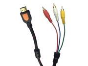 HQmade HDMI to 3 RCA Component YPbPr Cable Video Cable 5