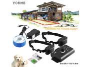 2 dogs In Ground Underground Shock Collar Dog Training Pet Electric Fence