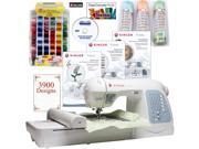 Singer Futura XL 400 4 in 1 Sewing Embroidery Machine w BONUS PACKAGE