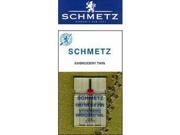 Schmetz Double Embroidery Needle Size 2.0 75 11