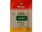 Klasse Sharps Threading Needles 80 12
