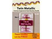 Klasse Twin Metallic Needles Size 80 2.0mm