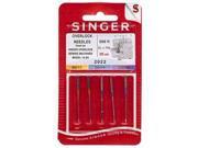 Singer Serger Regular Point Needles 11 14 16 5pk