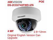 Hikvision DS 2CD2742FWD IZS IP Network Camera English Version 4MP POE Vari focal 2.8mm~12mm Dome Camera