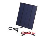 5.5W 18V Solar Cell Solar Panel USB Charger Cable For Boat Car Outdoor Camping