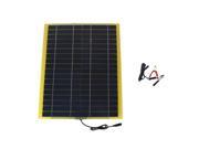 20W 18V 1.2A Flexible Solar Panel Power Bank For 12V Car Battery Charger