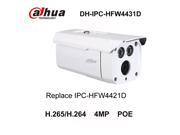 Dahua IPC HFW4431D IP Network Camera 4MP WDR POE Network LXIR Bullet Camera Replace IPC HFW4421D