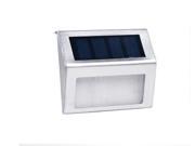 2 LED Outdoor Stainless Steel Solar Energy Light Garden Wall Stair Fences Pathway Lamp Spotlights