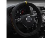 Microfiber Leather Steering Wrap Vehicle Car SUV Truck Slip Steering Wheel Cover Diameter 38cm