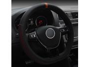 Microfiber Leather Steering Wrap Vehicle Car SUV Truck Slip Steering Wheel Cover Diameter 38cm