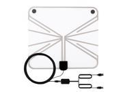 VHF UHF Thin Flat TV Antenna Digital TV Receiver HDTV Indoor Antenna